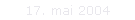 17. mai 2004